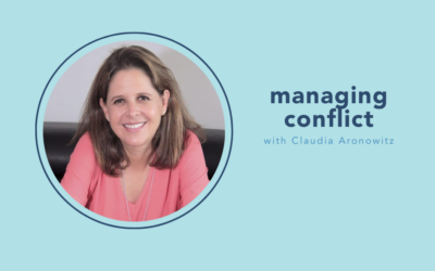 The Small Nonprofit Podcast: Managing conflict with Claudia Aronowitz