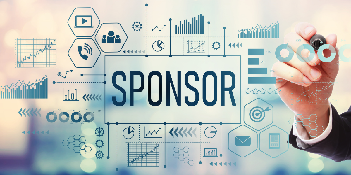 Corporate sponsorship image with elements