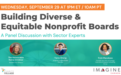 BUILDING DIVERSE & EQUITABLE NONPROFIT BOARDS: A PANEL DISCUSSION WITH SECTOR EXPERTS