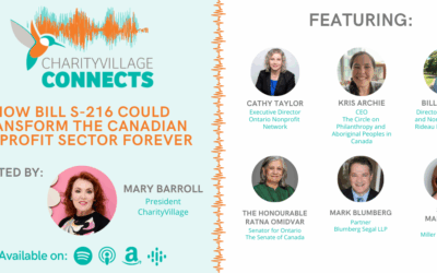 CharityVillage Connects: How Bill S-216 Could Transform the Canadian Nonprofit Sector Forever