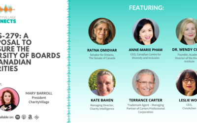 CharityVillage Connects: Bill S-279: A Proposal to Measure the Diversity of Boards of Canadian Charities