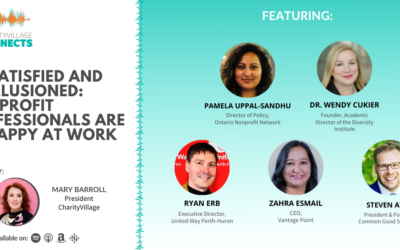 CharityVillage Connects: Dissatisfied and Disillusioned: Nonprofit Professionals are Unhappy at Work