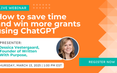 How to save time and win more grants using ChatGPT
