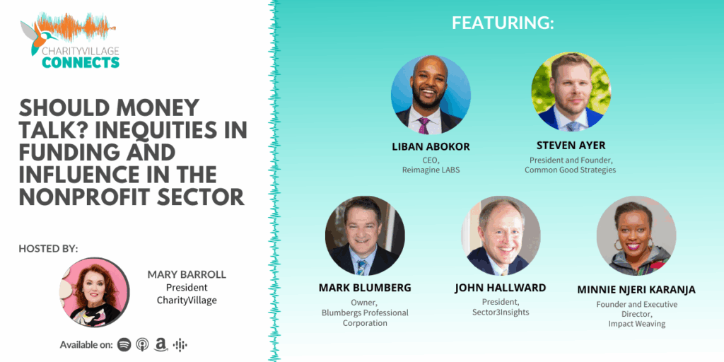 CharityVillage Connects: Should Money Talk? Inequities in Funding and Influence in the Nonprofit Sector