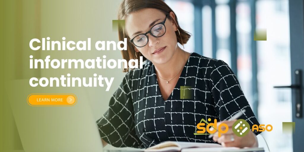 Clinical and informational continuity | SDP ASO