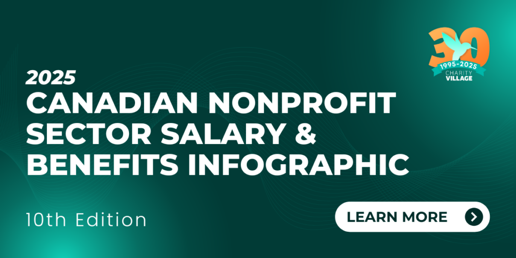 2025 Canadian Nonprofit Sector Salary & Benefits Report Infographic