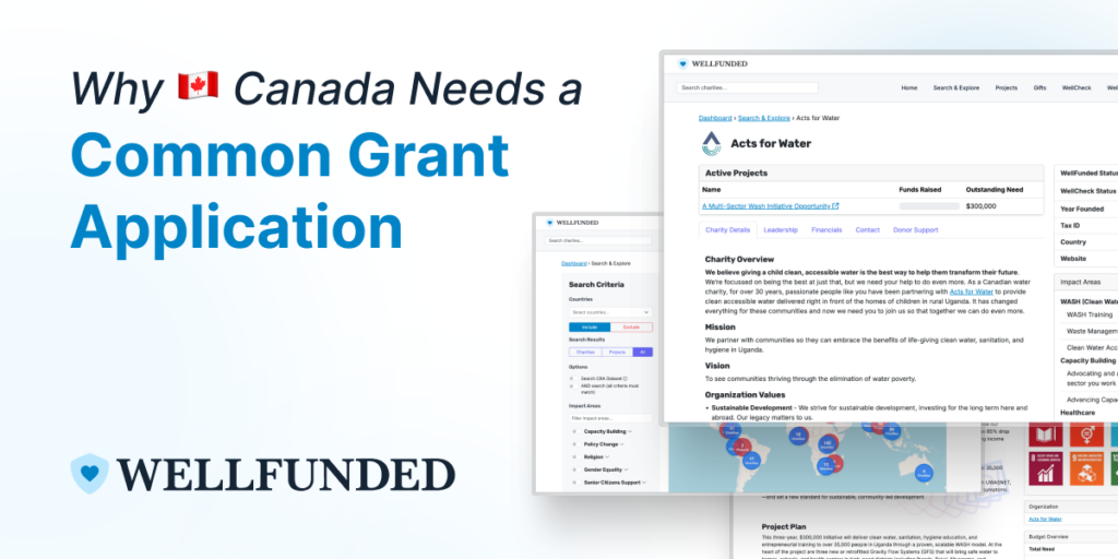 Why Canada needs a Common Grant Application | WellFunded