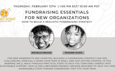 Fundraising Essentials for New Organizations: How to Build a Realistic Fundraising Strategy