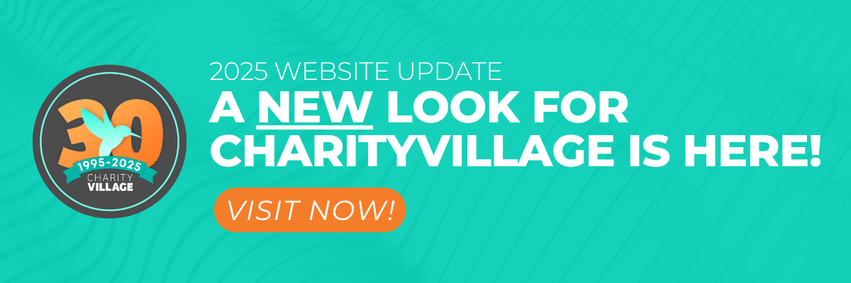 Marking our 30th anniversary with the new CharityVillage Job and Volunteer Board