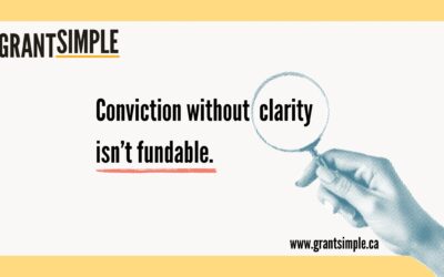 The grant conversation every charity needs to have