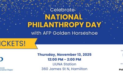 Celebrating philanthropy in action: AFP Golden Horseshoe to honour sector leaders at National Philanthropy Day 2025