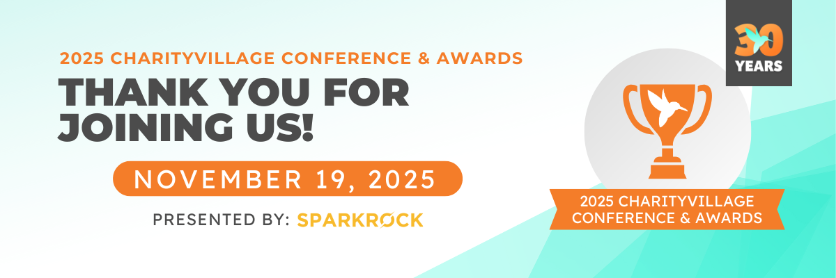 2025 CharityVillage Conference & Awards | November 19, 2025