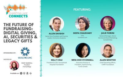 CharityVillage Connects: The Future of Fundraising: Digital Giving, AI, Securities & Legacy Gifts