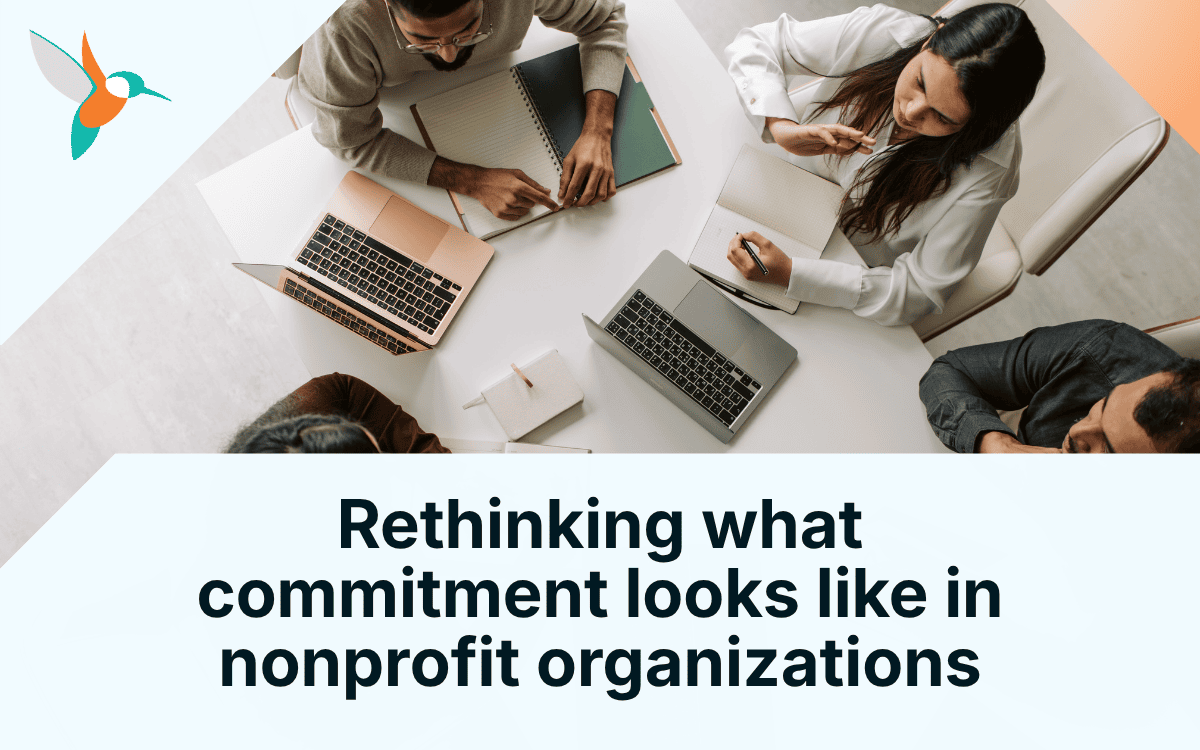 Rethinking what commitment looks like in nonprofit organizations