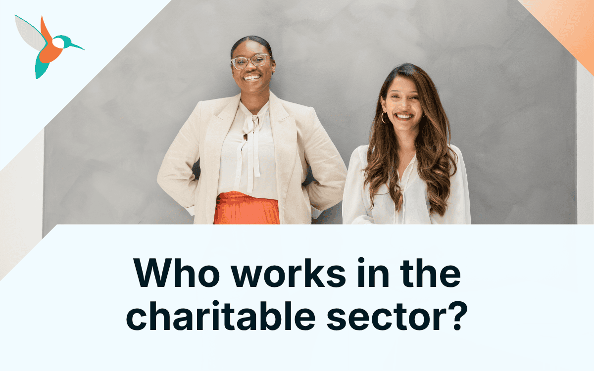 Who works in the charitable sector?