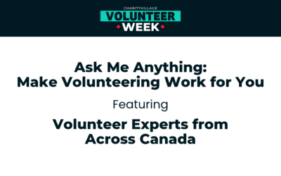 Ask me Anything: Make Volunteering Work For You