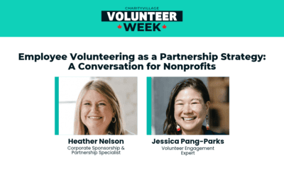 Employee Volunteering as a Partnership Strategy: A Conversation for Nonprofits