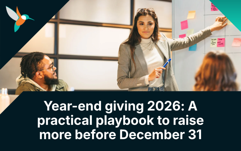 Year-end giving 2026: A practical playbook to raise more before December 31
