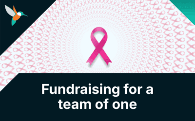 Fundraising for a team of one